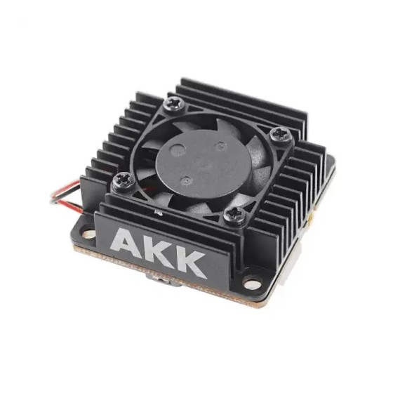 AKK Ultra Long Range 5.8Ghz 3000mW 3W up to 10Km VTX With Fan MIC Smartaudio 30.5*30.5mm for RC FPV Drone Airplane